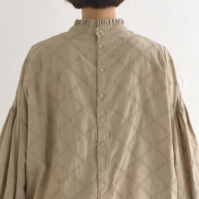 プルオーバー シャツ ブラウス 長袖 レディース D*g*y dgy 綿100％ 綿 コットン 大きいサイズ 24AW0904R, | D*g*y | 18