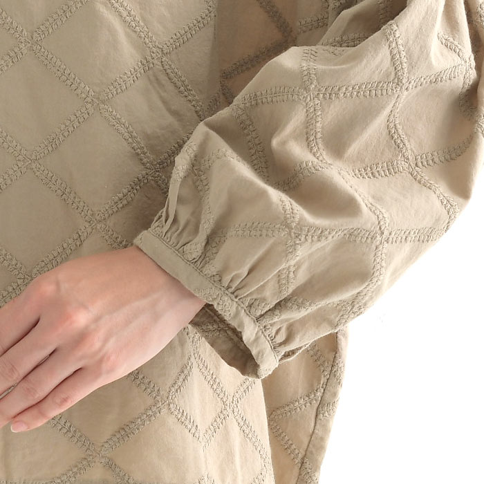 プルオーバー シャツ ブラウス 長袖 レディース D*g*y dgy 綿100％ 綿 コットン 大きいサイズ 24AW0904R, | D*g*y | 19