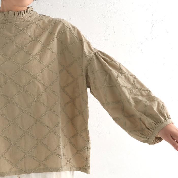 プルオーバー シャツ ブラウス 長袖 レディース D*g*y dgy 綿100％ 綿 コットン 大きいサイズ 24AW0904R, | D*g*y | 20