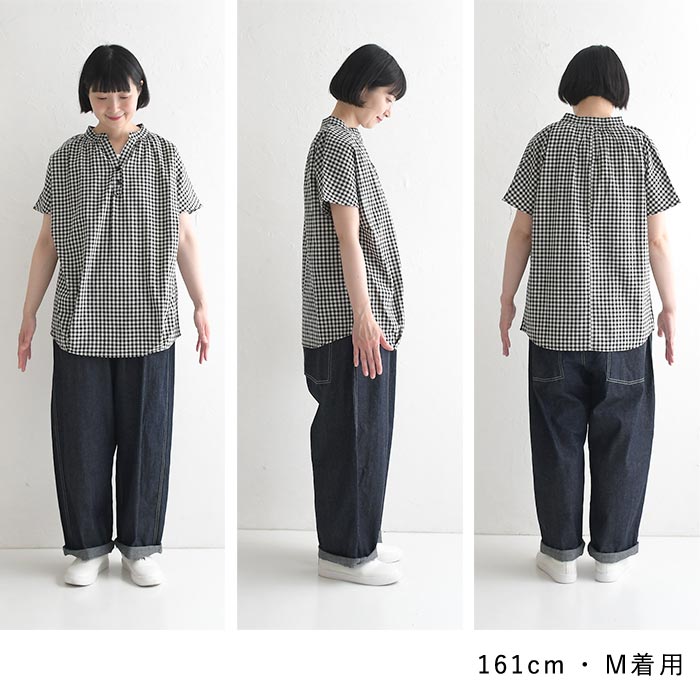 メール便送料無料 ブラウス 半袖 レディース シャツ プルオーバー D*g*y 綿100%  25AW0801R, | D*g*y | 16