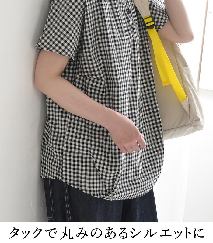 メール便送料無料 ブラウス 半袖 レディース シャツ プルオーバー D*g*y 綿100%  25AW0801R, | D*g*y | 06