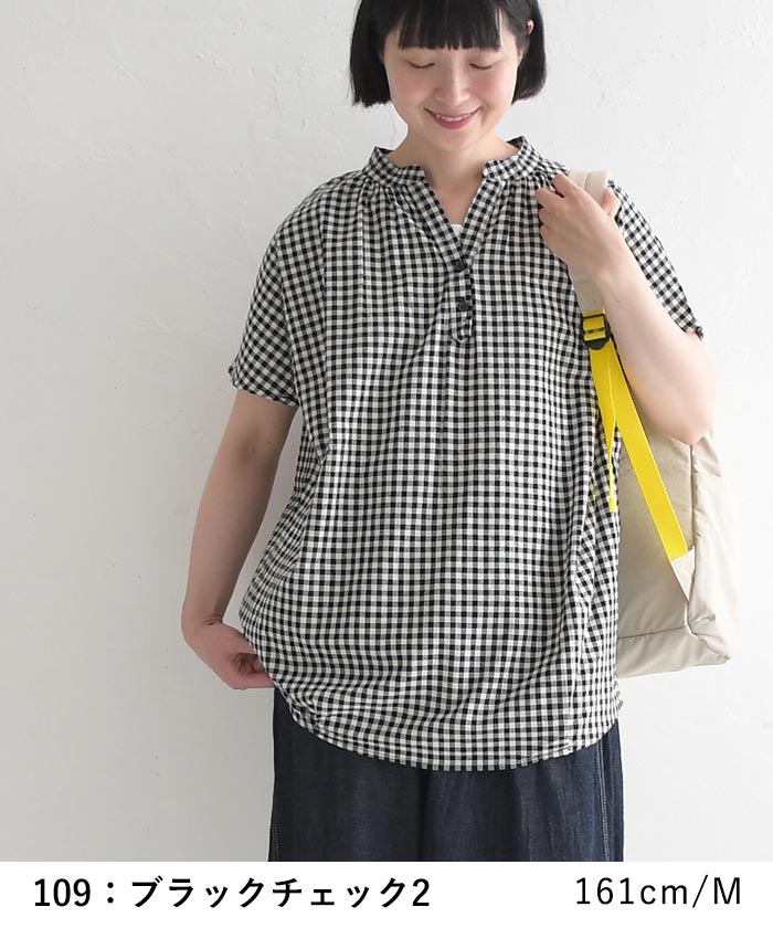 メール便送料無料 ブラウス 半袖 レディース シャツ プルオーバー D*g*y 綿100%  25AW0801R, | D*g*y | 08