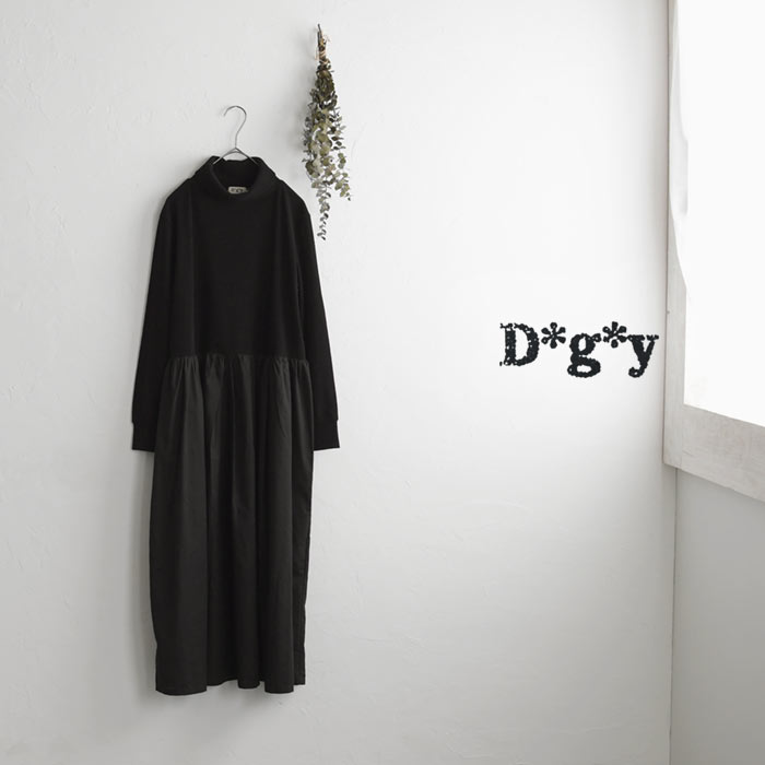 ★タグ付き ☆未使用 YONFA クーコーワンピース BLACK Sサイズ 残りわずか】オヨメ 背開き刺繍ワンピース(FREE ブラック