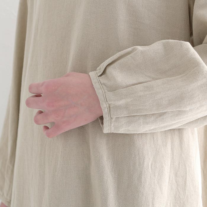 M〜3L フレアワンピース レディース D*g*y dgy リネン混 襟配色 麻 24SS0209, | D*g*y | 14