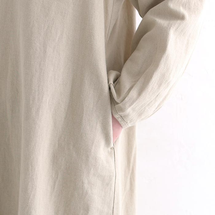 M〜3L フレアワンピース レディース D*g*y dgy リネン混 襟配色 麻 24SS0209, | D*g*y | 17
