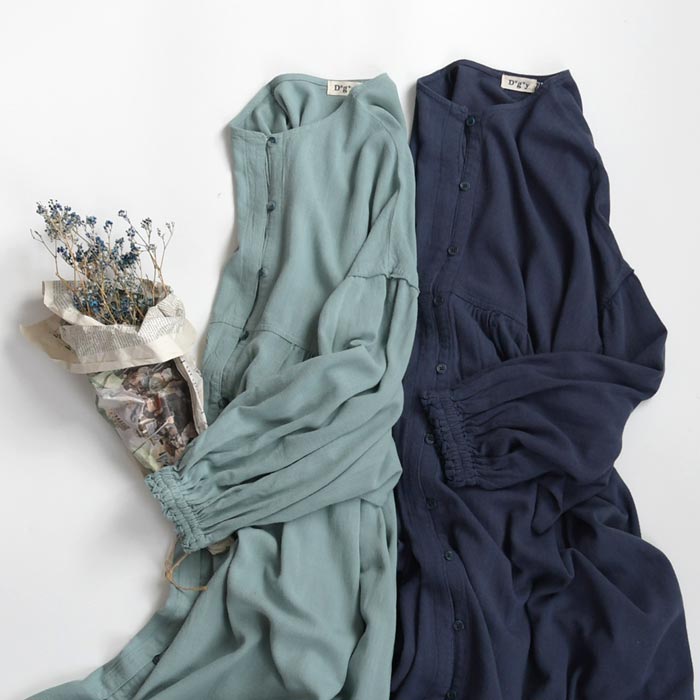 最大20％OFFクーポンあり チュニックブラウス シャツ レディース D*g*y dgy リネン混スラブ 袖ボリューム レーヨン 麻 24SS0202, 爆買 | D*g*y | 11