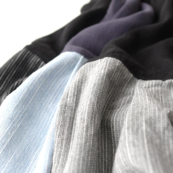 ワンピース 長袖 スタンドカラー D*g*y dgy リネン混 異素材ドッキング 2WAY 大きいサイズ 24SS0222, | D*g*y | 12