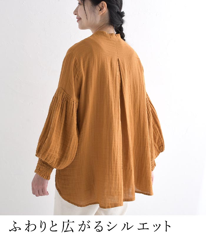 トップス y D*g*y（ディージーワイ） ブラウス シャツ 長袖 レディース コットン