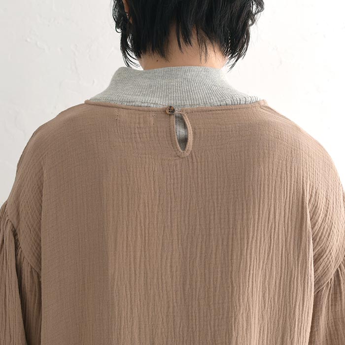 新品Deuxieme Classe/2024WALANCEコットンガーゼワンピ 新品Deuxieme Classe/2024WALANCEコットンガーゼワンピ