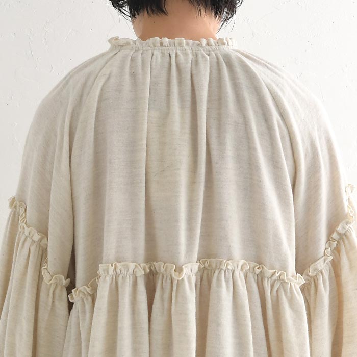 50％OFF セール！ 返品交換不可 チュニック ブラウス 長袖 レディース 綿 ボリューム袖 D*g*y dgy 24AW1114, q1219, q5, | D*g*y | 17