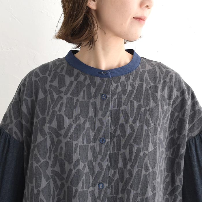 ワンピース D*g*y × ecoloco別注 ジャガード ダブルガーゼ レディース 綿100％ 大きいサイズ 25SS0204, c14, | D*g*y | 13