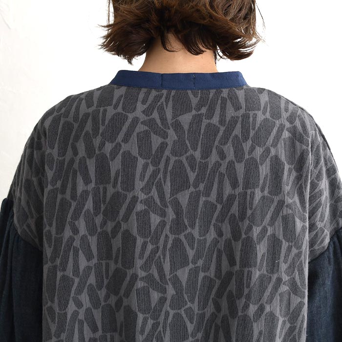 ワンピース D*g*y × ecoloco別注 ジャガード ダブルガーゼ レディース 綿100％ 大きいサイズ 25SS0204, c14, | D*g*y | 14