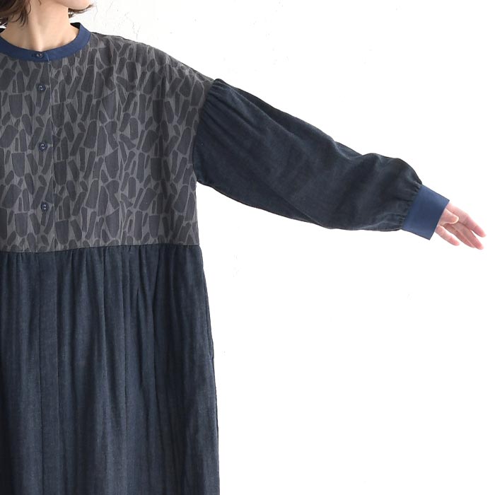 ワンピース D*g*y × ecoloco別注 ジャガード ダブルガーゼ レディース 綿100％ 大きいサイズ 25SS0204, c14, | D*g*y | 16