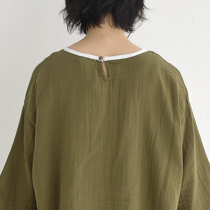 メール便送料無料 プルオーバー 八分袖 レディース コットン ダブルガーゼ D*g*y 綿100％ 大きいサイズ 25SS0411, | D*g*y | 16