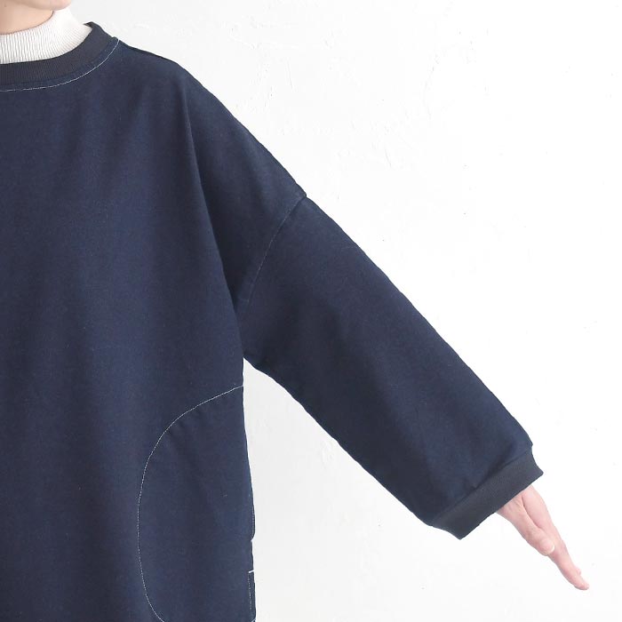 1,111円OFFクーポンあり プルオーバー 長袖 レディース D*g*y コットン裏毛 デニム 綿100％ 25AW1107, | D*g*y | 16