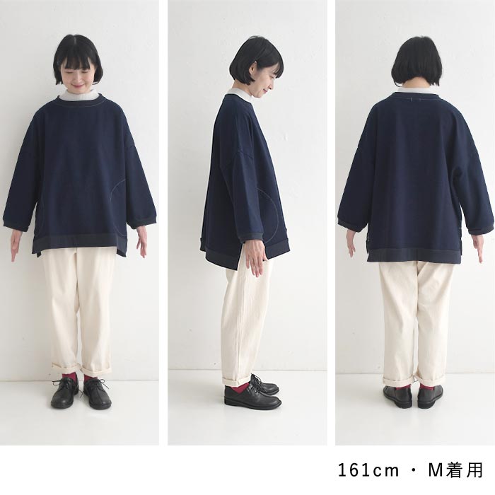 1,111円OFFクーポンあり プルオーバー 長袖 レディース D*g*y コットン裏毛 デニム 綿100％ 25AW1107, | D*g*y | 19