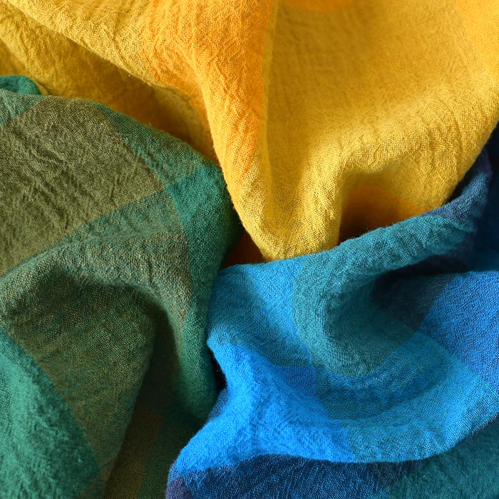 最大20％OFFクーポンあり メール便送料無料 プルオーバー 七分袖 レディース 涼しい D*g*y リネンコットン ブロックチェック 綿 麻 25SS0718, 爆買 | D*g*y | 13