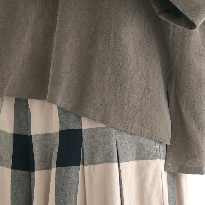 メール便送料無料 プルオーバーブラウス 5分袖 レディース トップス レーヨン ラミー 25SS0725,