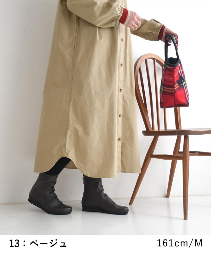 20％OFF セール！ 返品交換不可 ワークシャツ ワンピース 長袖 レディース D*g*y 綿100％ 25AW1003, q1219, q2, | D*g*y | 12