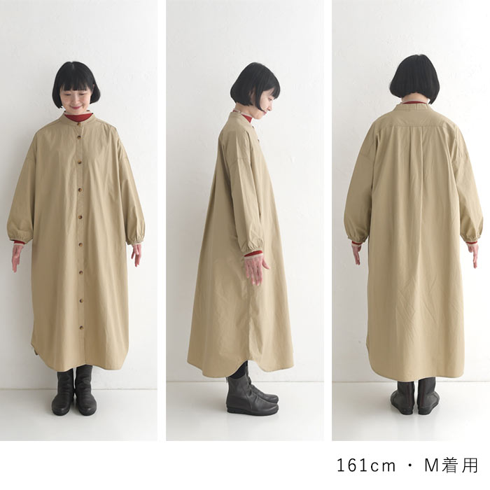20％OFF セール！ 返品交換不可 ワークシャツ ワンピース 長袖 レディース D*g*y 綿100％ 25AW1003, q1219, q2, | D*g*y | 21