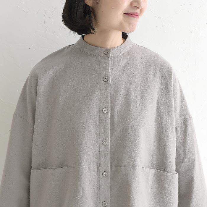 シャツ ブラウス 長袖 レディース 綿ネル D*g*y 綿100％30代 40代 50代 秋冬 25AW1204, | D*g*y | 14