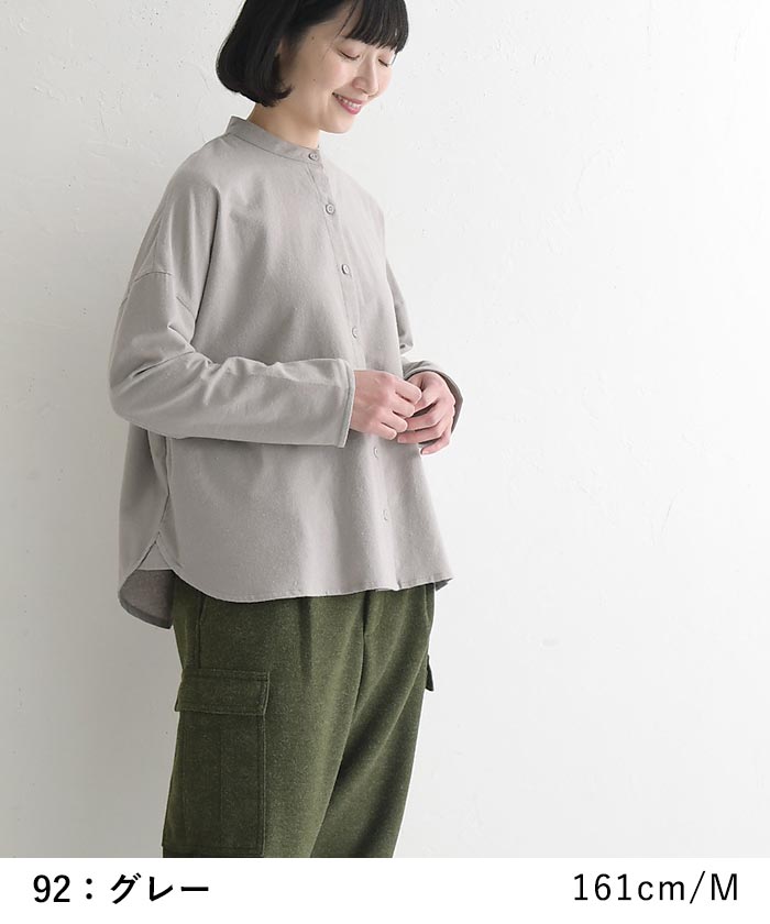 シャツ ブラウス 長袖 レディース 綿ネル D*g*y 綿100％30代 40代 50代 秋冬 25AW1204, | D*g*y | 11