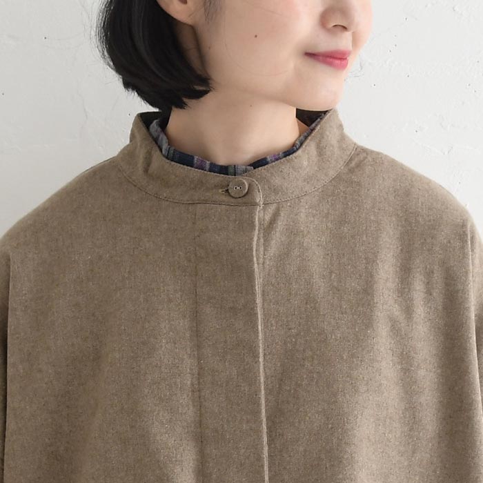 1,111円OFFクーポンあり 20％OFF セール！ 返品交換不可 ブラウス 長袖 レディース D*g*y ホームスパン 裾紐付き ウール混 25AW1114, q0109, q2, | D*g*y | 13