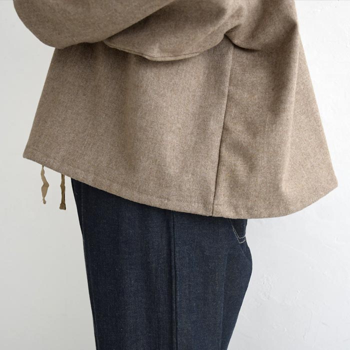 1,111円OFFクーポンあり 20％OFF セール！ 返品交換不可 ブラウス 長袖 レディース D*g*y ホームスパン 裾紐付き ウール混 25AW1114, q0109, q2, | D*g*y | 16