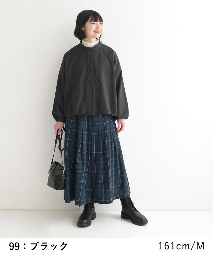 1,111円OFFクーポンあり 20％OFF セール！ 返品交換不可 ブラウス 長袖 レディース D*g*y ホームスパン 裾紐付き ウール混 25AW1114, q0109, q2, | D*g*y | 08