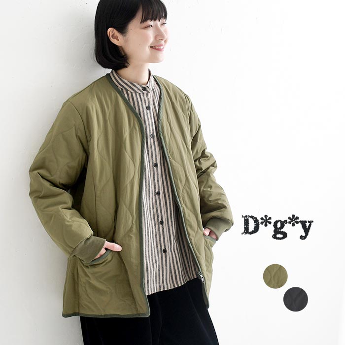 コート アウター ナイロンワッシャー ウェーブキルト 30代 40代 50代 秋冬 25AW1128, | D*g*y