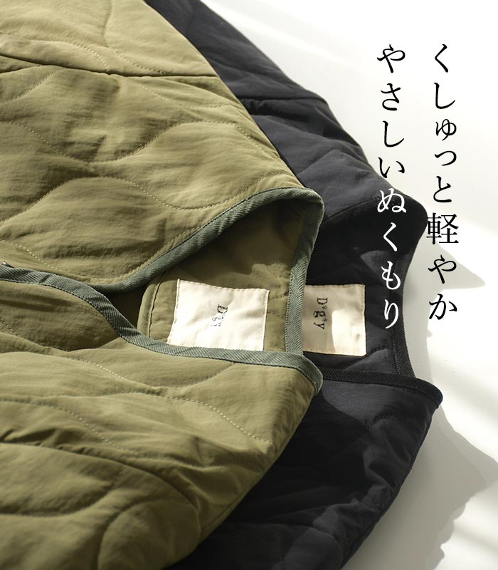 コート アウター ナイロンワッシャー ウェーブキルト 30代 40代 50代 秋冬 25AW1128, | D*g*y | 03