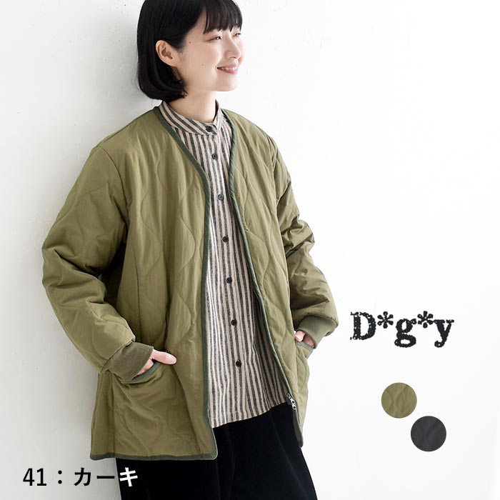 コート アウター ナイロンワッシャー ウェーブキルト 30代 40代 50代 秋冬 25AW1128, | D*g*y | 01