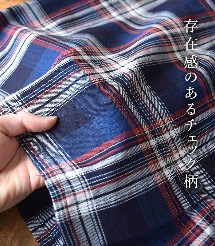 セール！返品交換不可 ブラウス 綿100％ D*g*y コットンチェック Aラインブラウス シャツ  春 夏 秋 30代 40代 50代 26SS0319, q0731, q5, 爆買 | D*g*y | 03