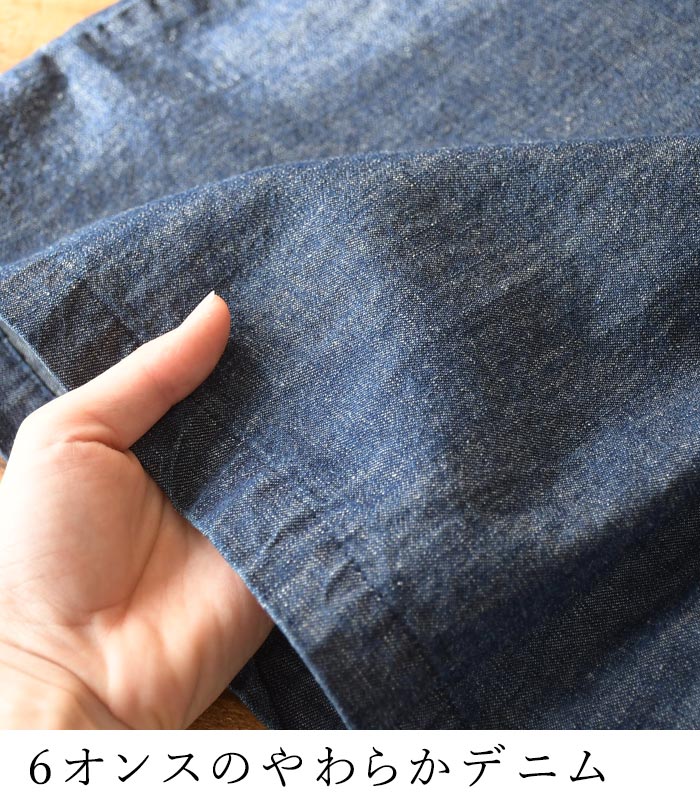 新作早割P5倍 綿麻デニム ブラウス チャイナボタン D*g*y レディース ゆったり ワイド ピンタック コットンリネン 大きいサイズ 春夏 30代 40代 50代 26SS0219, | D*g*y | 05