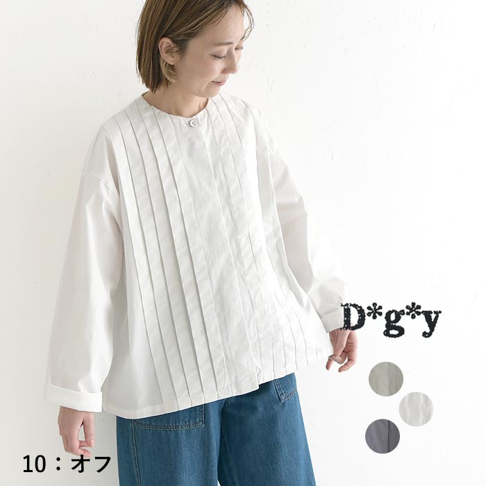 新作早割P5倍 ジャケット D*g*y 綿オックス ストレッチ タックシャツジャケット  春 夏 秋 30代 40代 50代 26SS0319, | D*g*y | 01