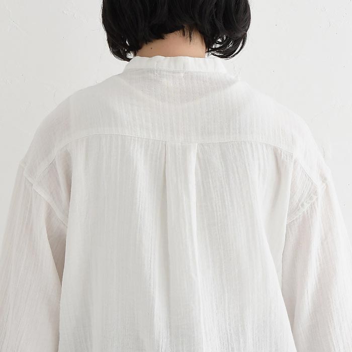 最大20％OFFクーポンあり フリル ブラウス ダブルガーゼ 綿100% D*g*y 春 夏 30代 40代 50代 26SS0410, 爆買 | D*g*y | 13