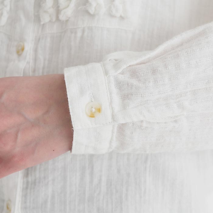 最大20％OFFクーポンあり フリル ブラウス ダブルガーゼ 綿100% D*g*y 春 夏 30代 40代 50代 26SS0410, 爆買 | D*g*y | 14