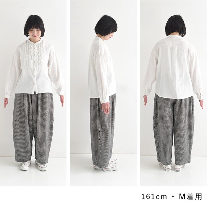 最大20％OFFクーポンあり フリル ブラウス ダブルガーゼ 綿100% D*g*y 春 夏 30代 40代 50代 26SS0410, 爆買 | D*g*y | 17