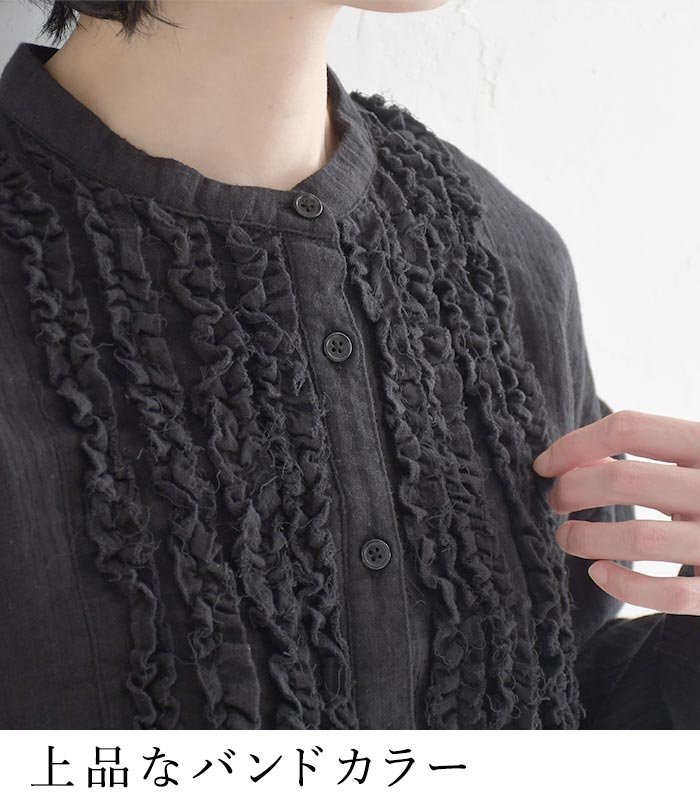 最大20％OFFクーポンあり フリル ブラウス ダブルガーゼ 綿100% D*g*y 春 夏 30代 40代 50代 26SS0410, 爆買 | D*g*y | 06