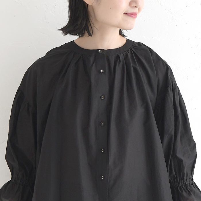 メール便送料無料 ブラウス Dgy 2WAY 袖フリル コットン混キャッチワッシャー 春 夏 30代 40代 50代 26SS0604, | D*g*y | 15