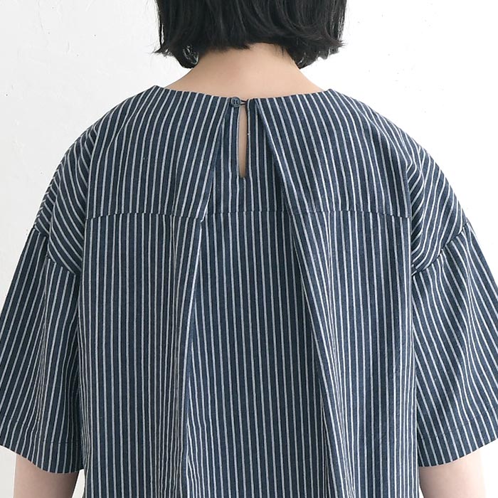 ブラウス Dgy コットン ペンシルストライプ プルオーバー 綿100% 春 夏 30代 40代 50代 26SS0604, | D*g*y | 15