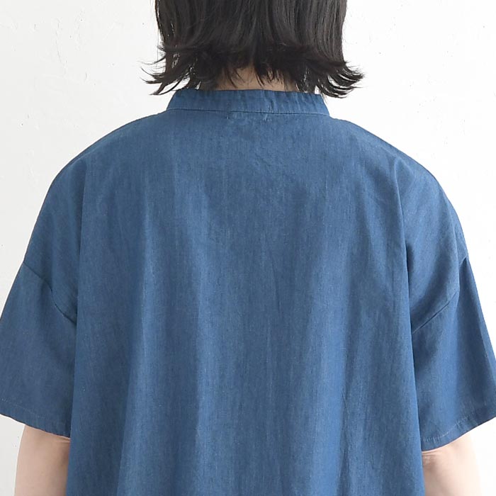 ブラウス チャイナボタン Dgy 4.5オンスデニム  春 夏 30代 40代 50代 26SS0703, | D*g*y | 13