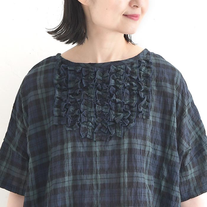 ブラウス フロントフリル コットン Dgy  春 夏 30代 40代 50代 26SS0703, | D*g*y | 15