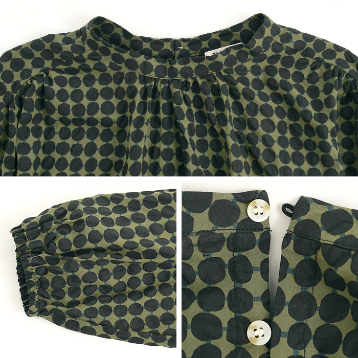 早割10％OFFクーポン ブラウス 綿100％ 団子柄 Dgy  秋 冬 30代 40代 50代 26AW0821, | D*g*y | 19