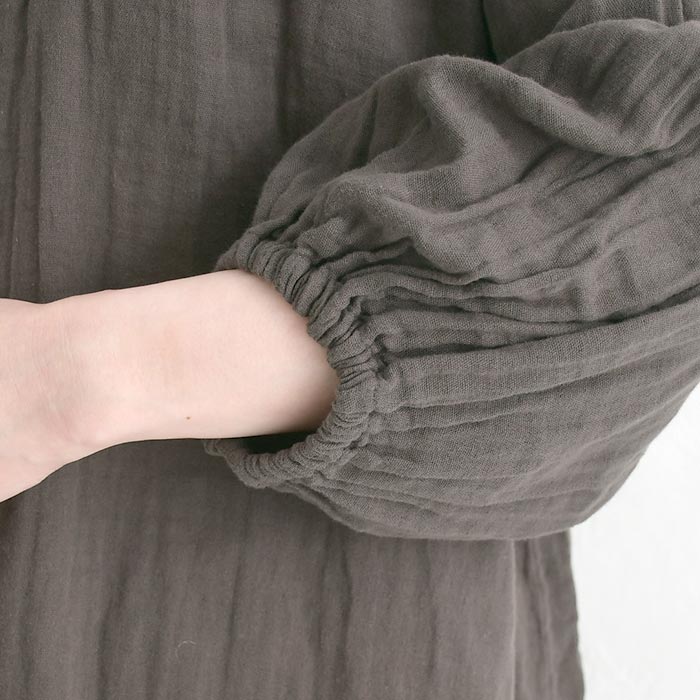 早割10％OFFクーポン フーディブラウス ダブルガーゼ 襟フリル Dgy  秋 冬 30代 40代 50代 26AW0821, | D*g*y | 17