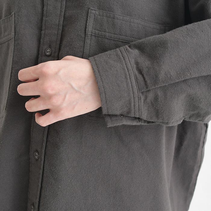 シャツ 後ろ飾りボタン コットンネル Dgy 秋 冬 26AW1002, | D*g*y | 17