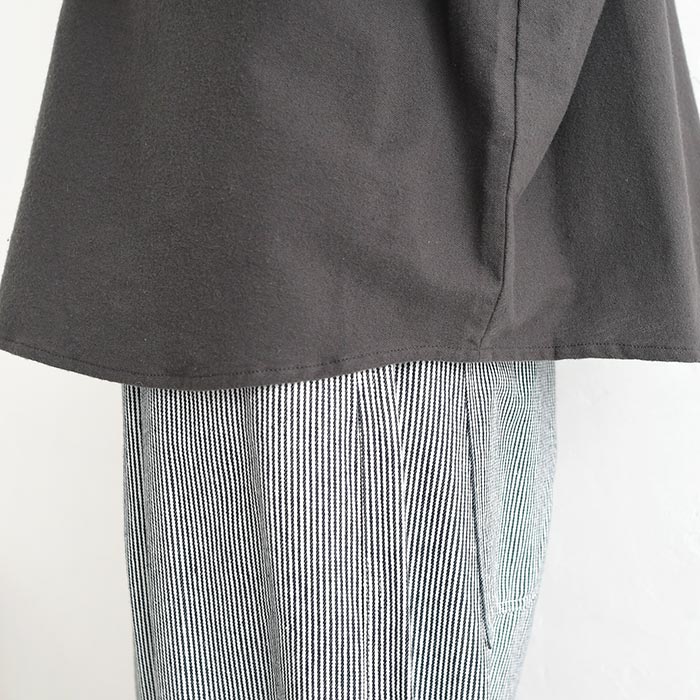 シャツ 後ろ飾りボタン コットンネル Dgy 秋 冬 26AW1002, | D*g*y | 18