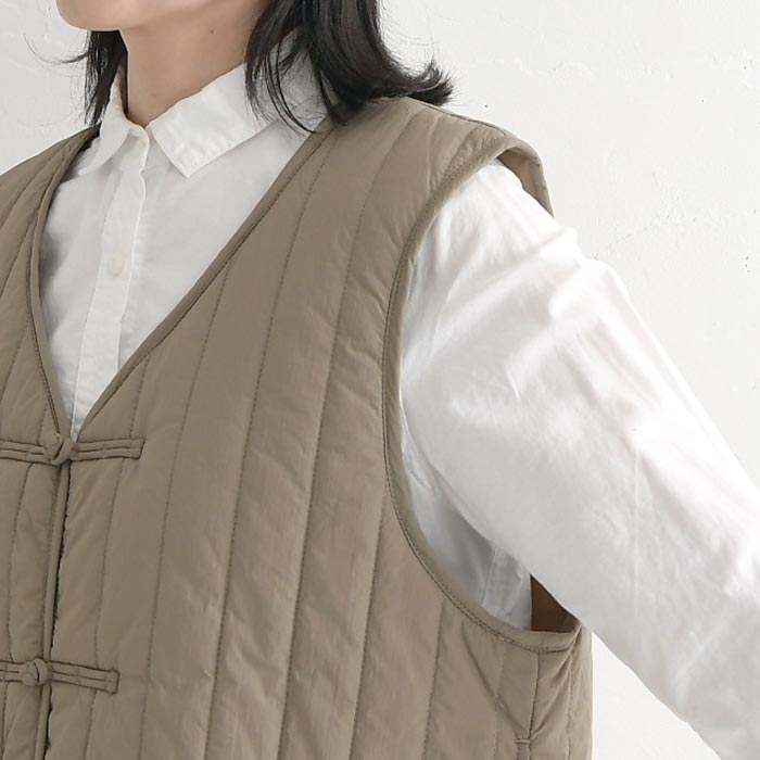 チャイナボタン 中綿ベスト Dgy  秋 冬 26AW1002, | D*g*y | 15