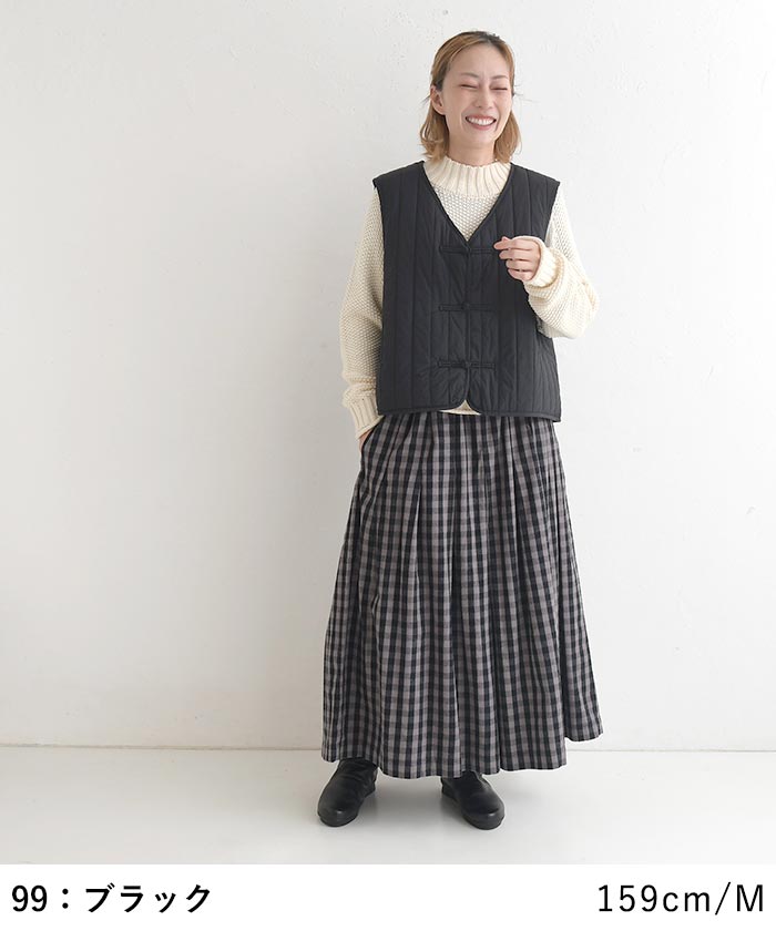 チャイナボタン 中綿ベスト Dgy  秋 冬 26AW1002, | D*g*y | 10