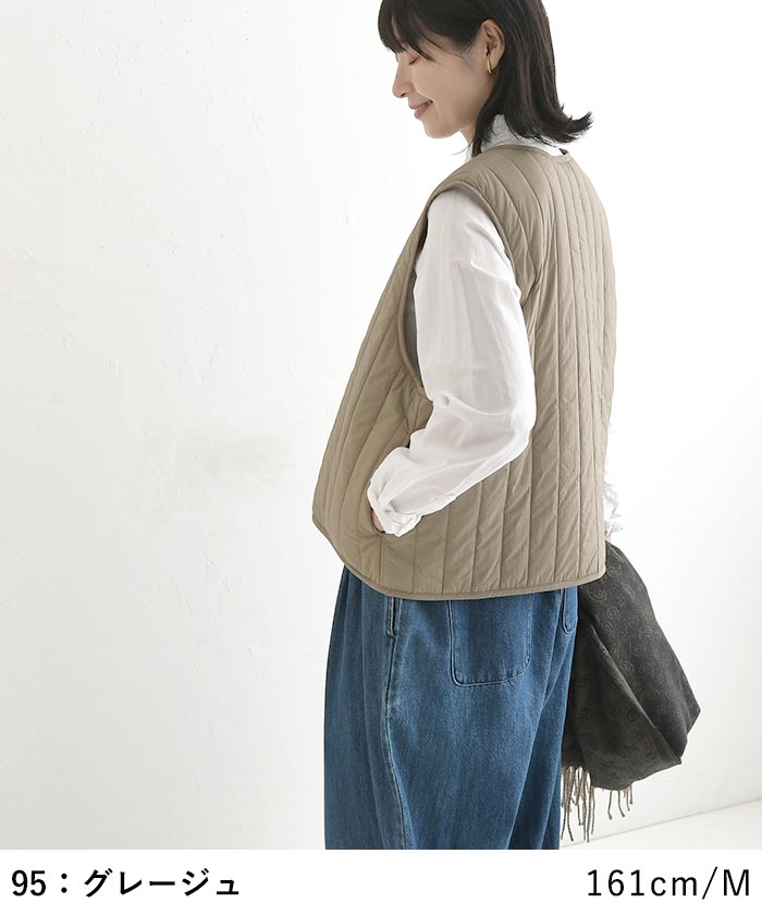 チャイナボタン 中綿ベスト Dgy  秋 冬 26AW1002, | D*g*y | 11